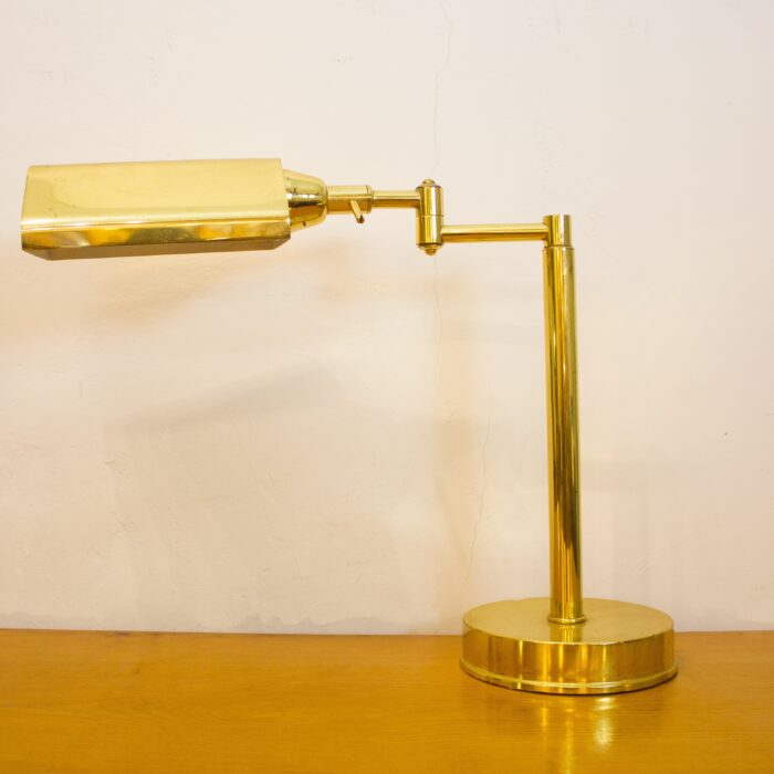 Gold desk lamp
